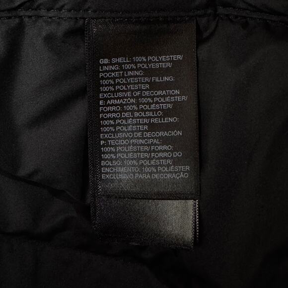 North Face Womens Large Tamburello Vest Camo Full-Zip Pockets Mid-Layer Drop Hem - Picture 11 of 11